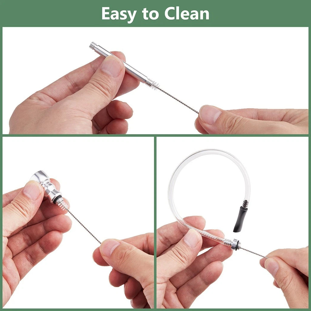 🔥🟢 2-Pack Mini Metal “Beer Can” Water Pipes 🍺💨 (4.5