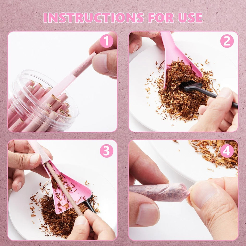 🔥🌿 100 or 300-Pack King Size Pre-Rolled Cones 🍃 (W-Tips + Loader + Tubes Kit)